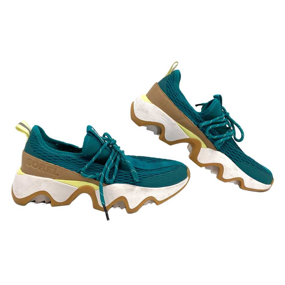 Sorel Teal Blue Kinetic Impact Sneakers | Size 6.5